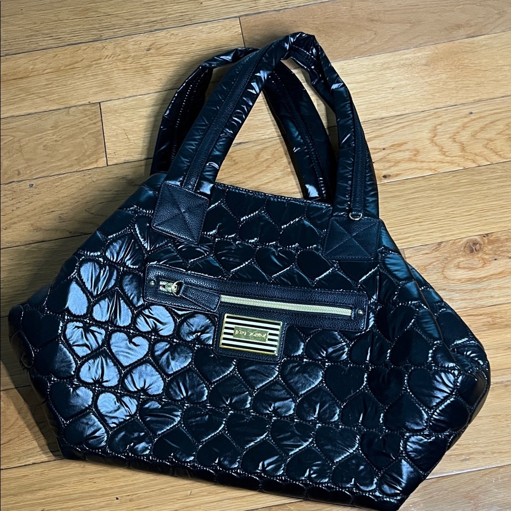 Black Quilted Women's Bag